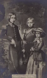 S. M. Leopoldo II, S. A. R. Monseñor el Conde de Flandes, S. M. la Emperatriz Carlota, 1848